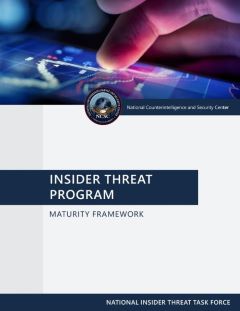 Insider Threat Program: Maturity Framework